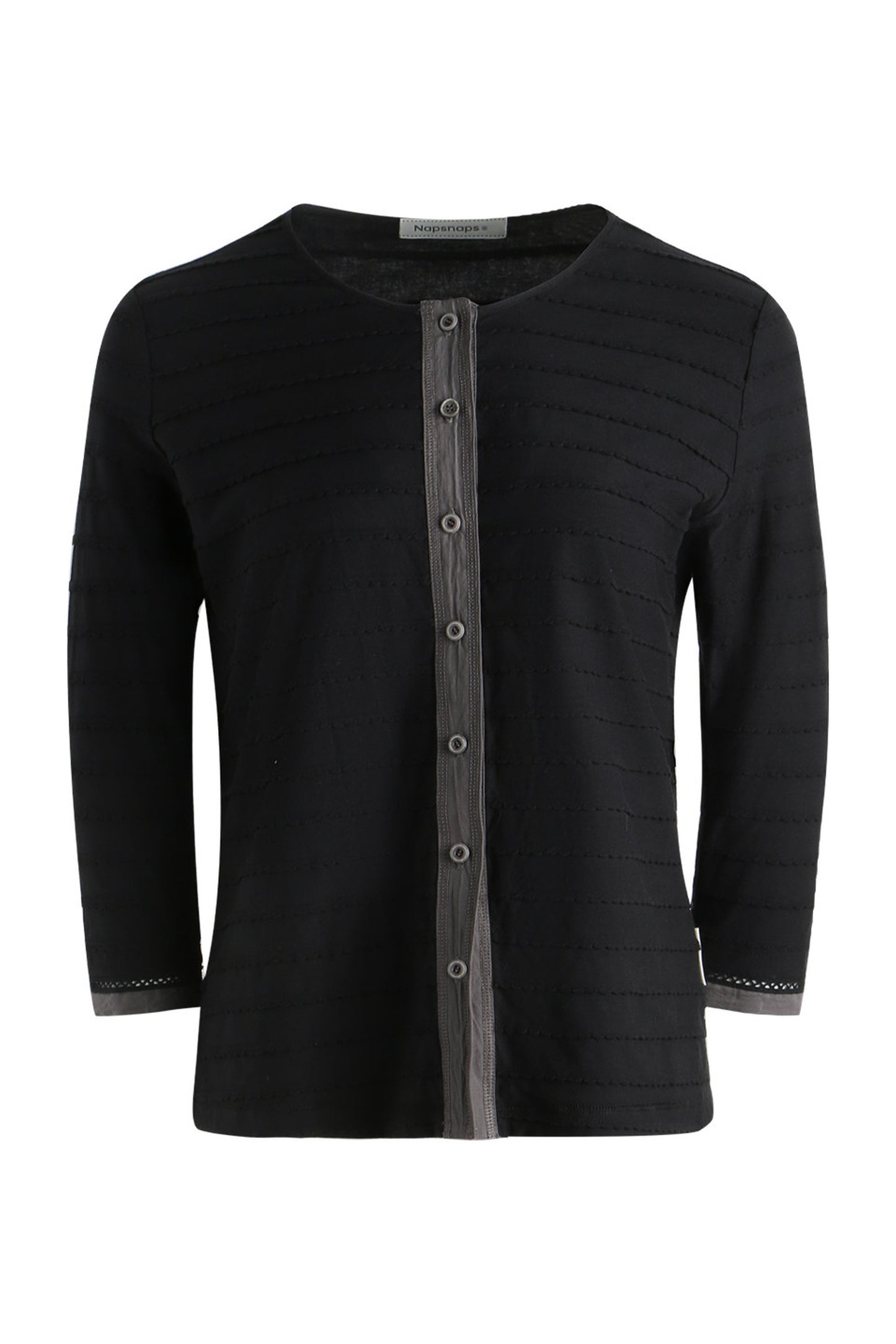 Haut cardigan tricoté à manches longues