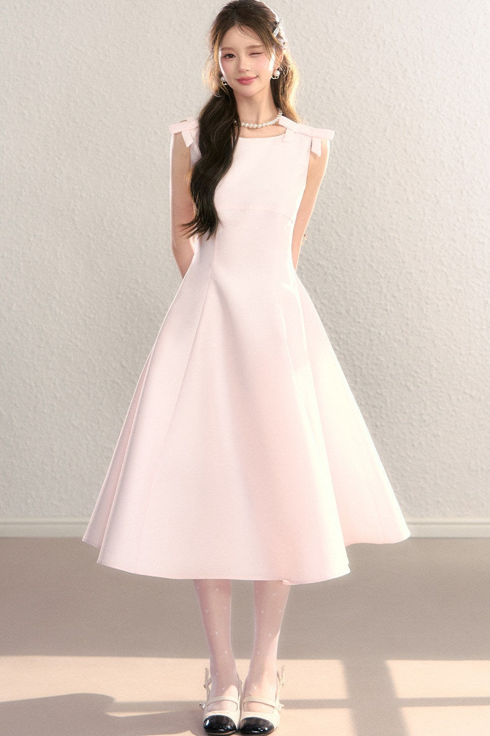 Vestido francés efecto adelgazante