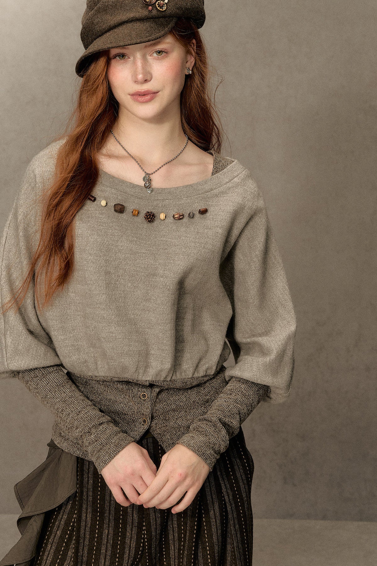 Hazelnut Lantern Pullover Sweatshirt