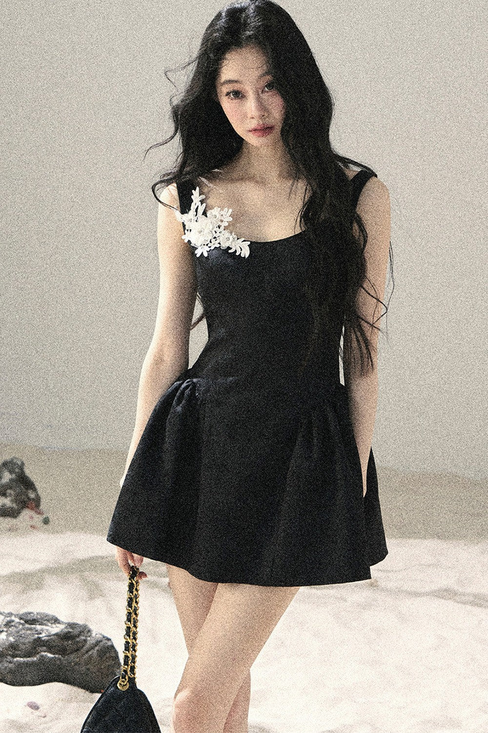 French Style Floral Lace Dress