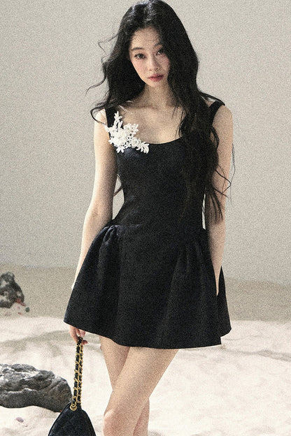 French Style Floral Lace Dress