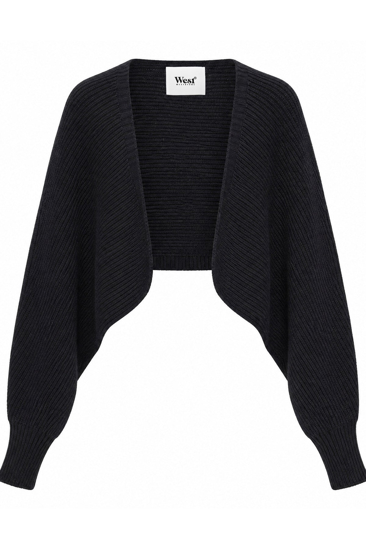 Knitted Cardigan and Tube Top and Lantern Pants Set-Up