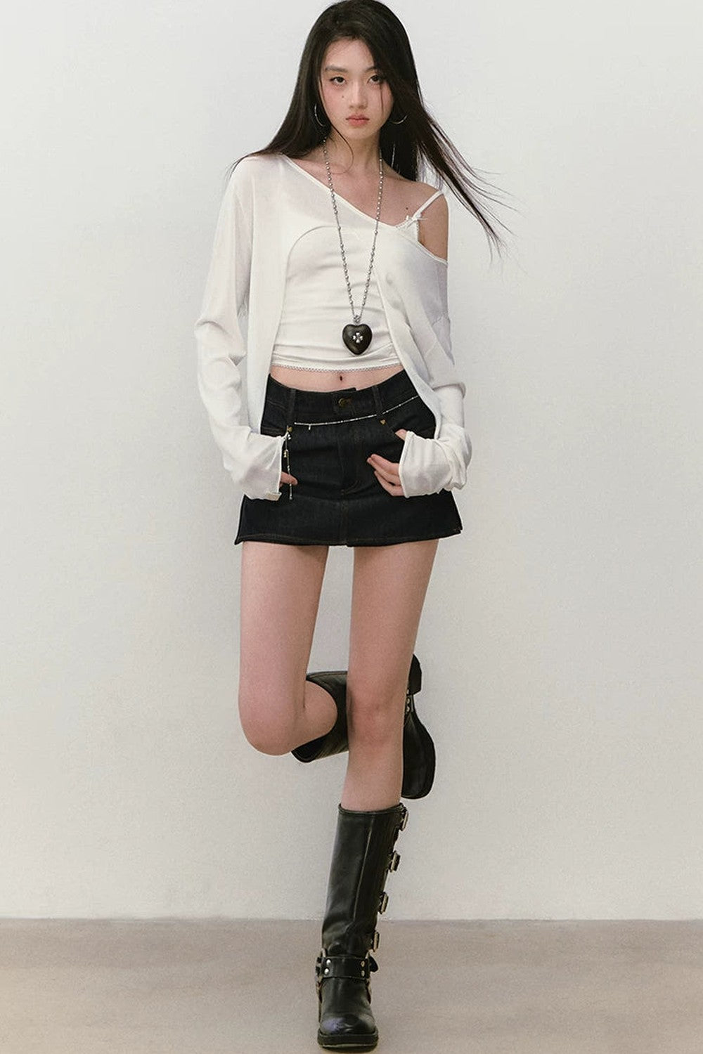 Wendbare Strassbluse