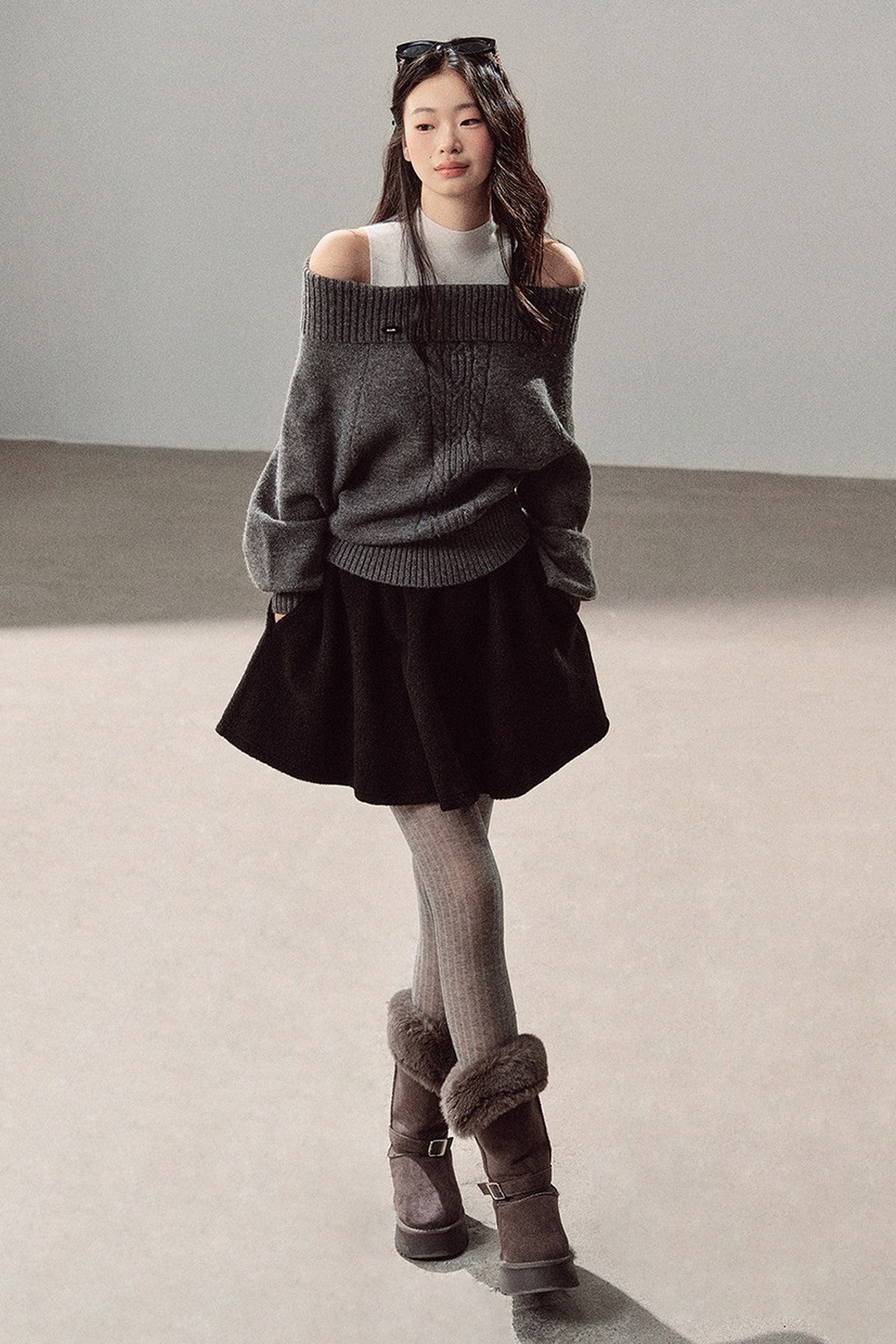 Twist Sweater Winter Two-Piece Set