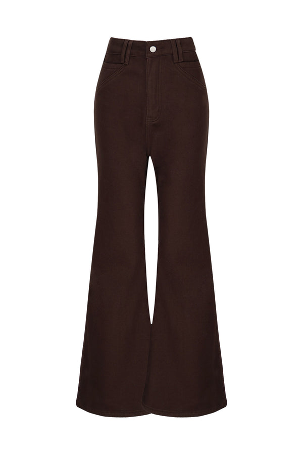 Thick Fur Integrated Jacket and Pants Set-Up