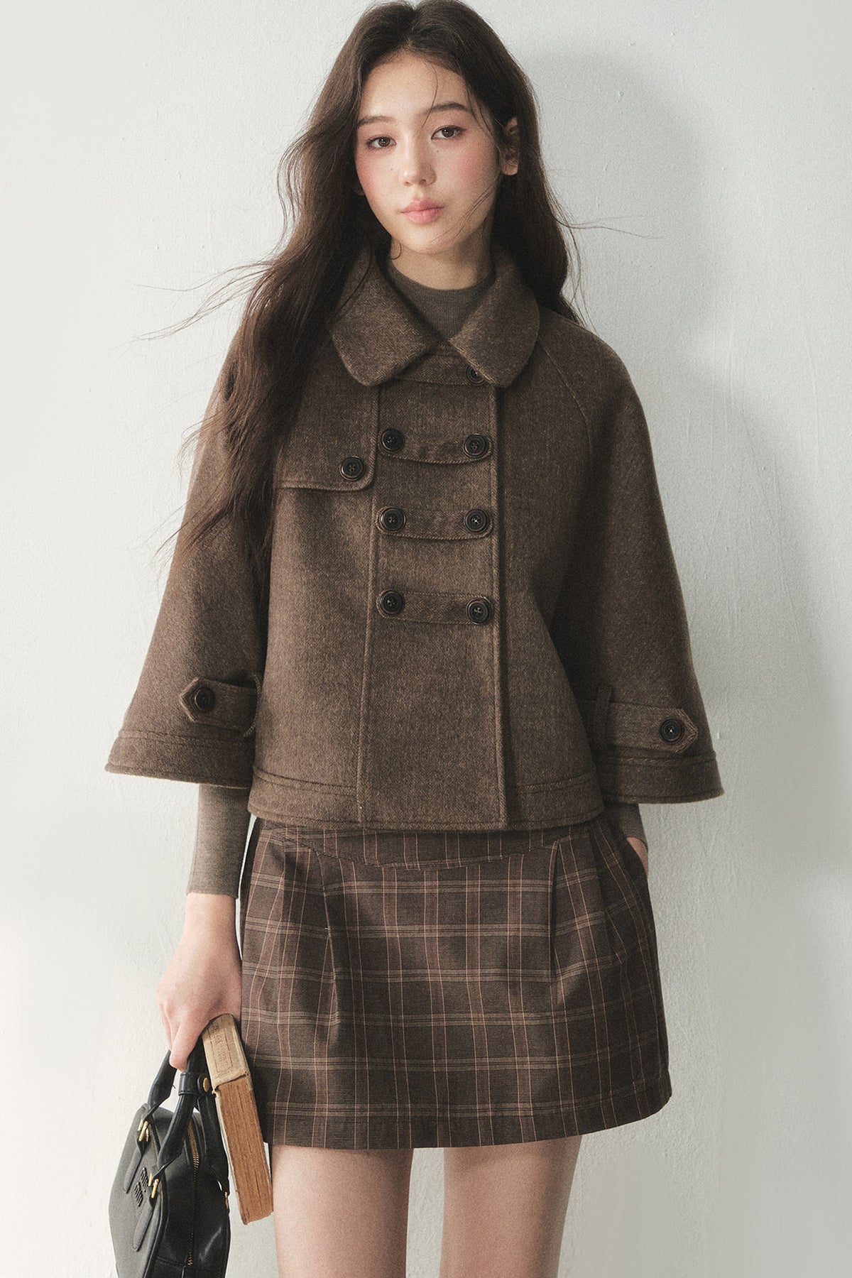 Wool Napoleon Cape