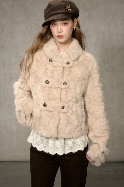 Vintage Thickened Faux Fur Jacket