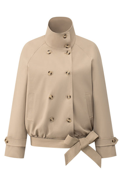 Style Pleated Skirt and Short Coat Set