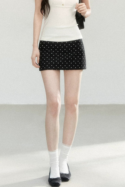 Versatile Polka Dot Skirt