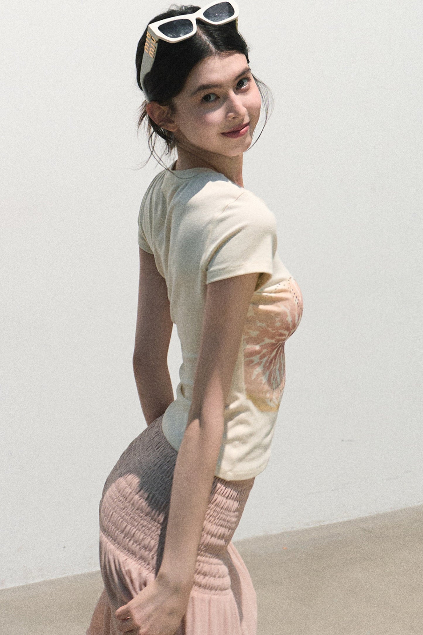 Light-Colored Eyes Cotton Top