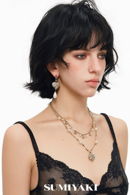 Double Layer Heart Necklace
