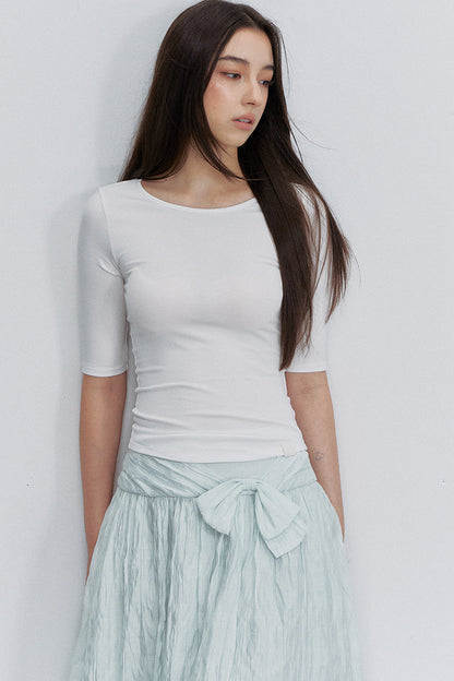 Reversible Cross-Knot Blouse