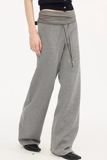 Pantalones casuales slim de cintura alta
