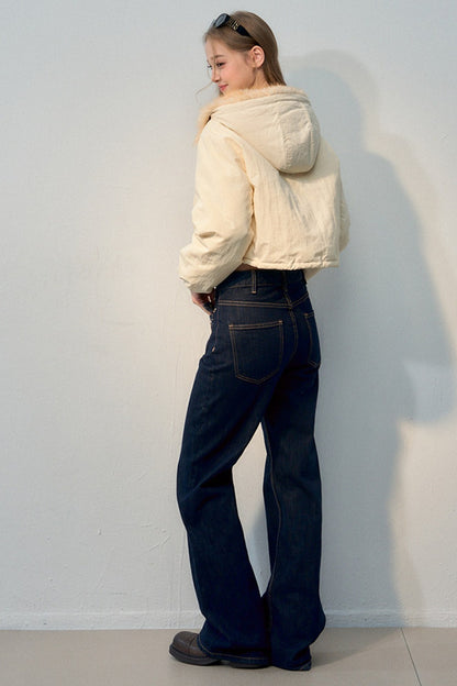 High-Waisted Wide-Leg Jeans