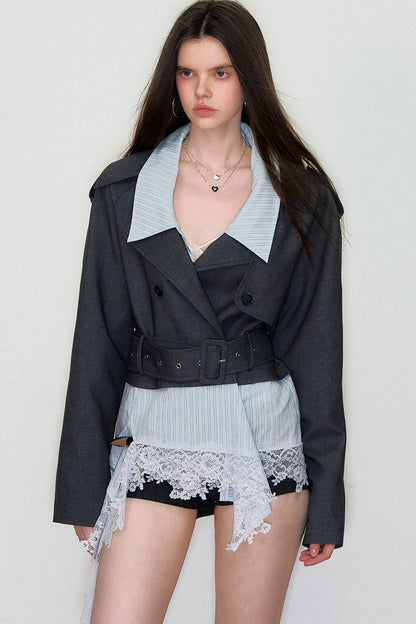 Detachable Two-Way Suit Jacket