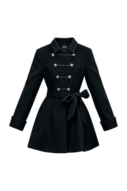 Napoleon Retro Knight-Style Woolen Cape Jacket Set-Up