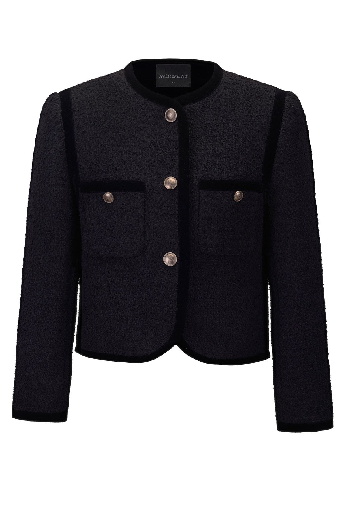 Tailored Slim Fit Metal Button Jacket