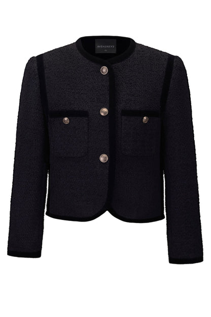 Tailored Slim Fit Metal Button Jacket