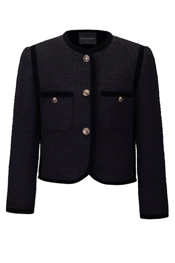 Tailored Slim Fit Metal Button Jacket