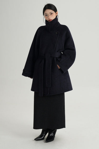 Mid-Length Double-Sided Wool Coat