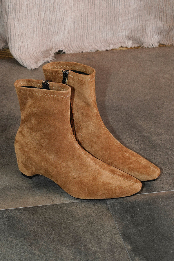Winter Square Toe Stylish Short Boots