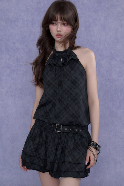 Vintage Halter Neck Dress