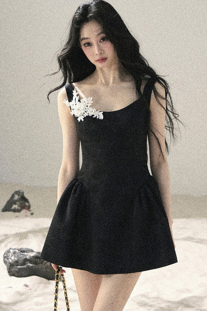 French Style Floral Lace Dress