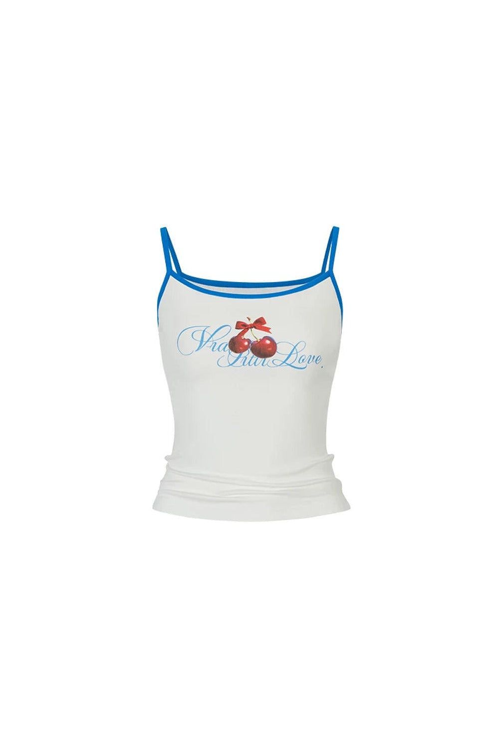 Color-Block Letter Print Camisole