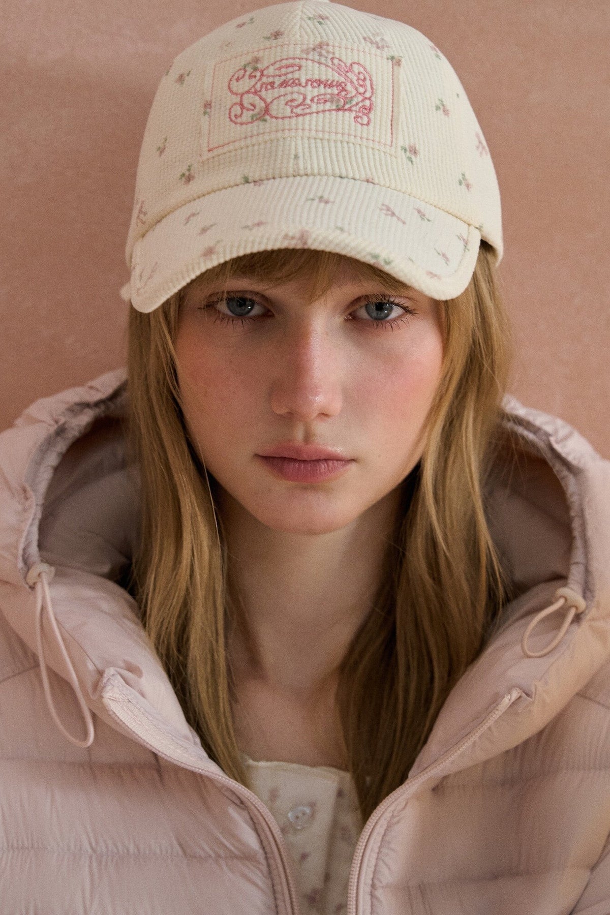 Color-Blocked Embroidered Baseball Cap