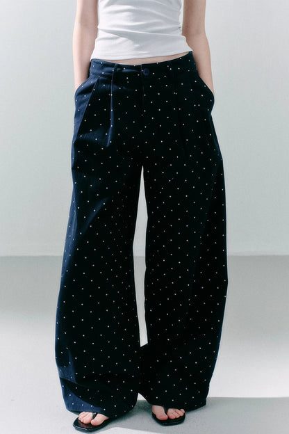 Cotton Polka Dot Pants