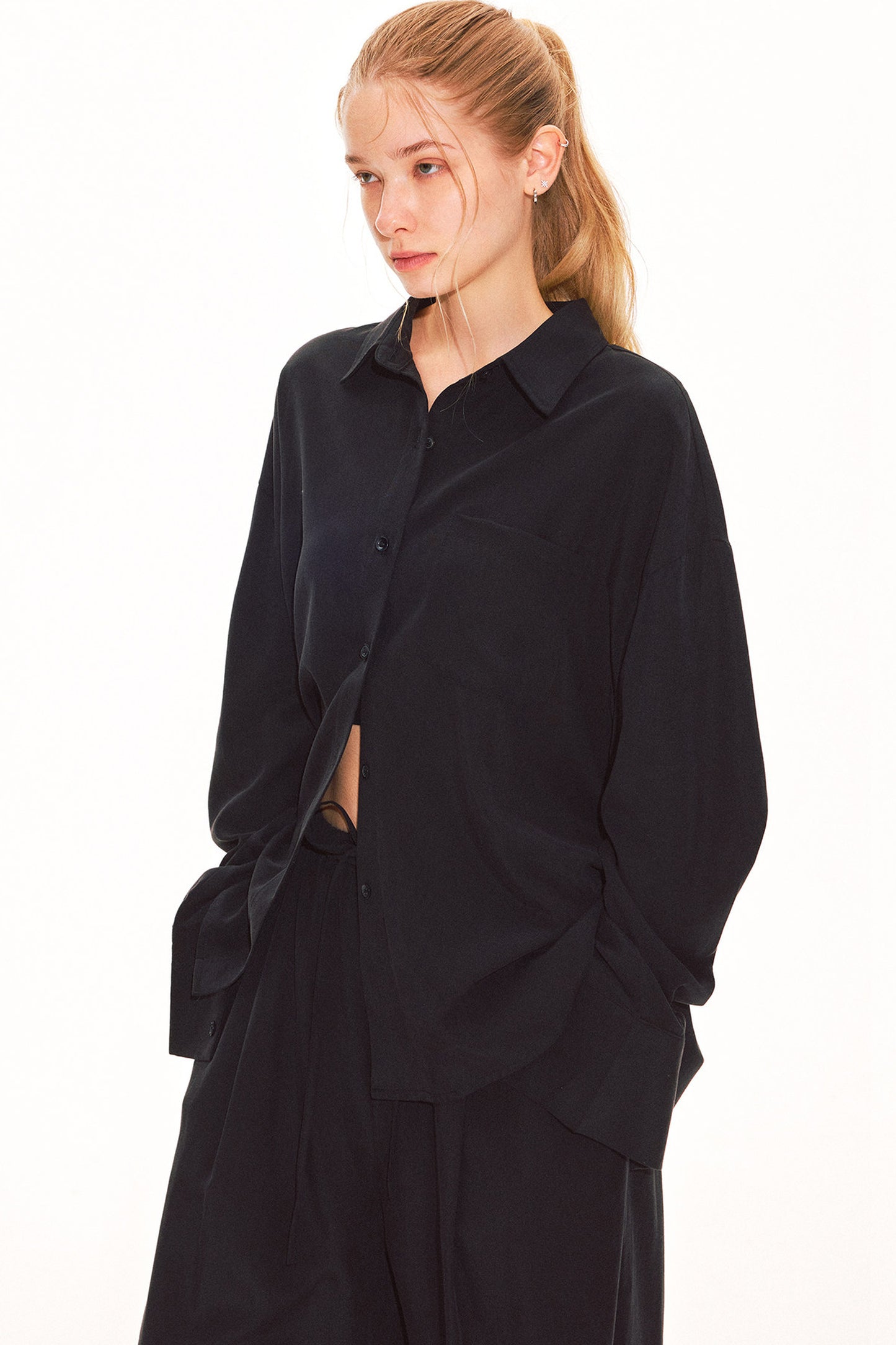 Lyocell Linen Shirt and Shorts Set-Up