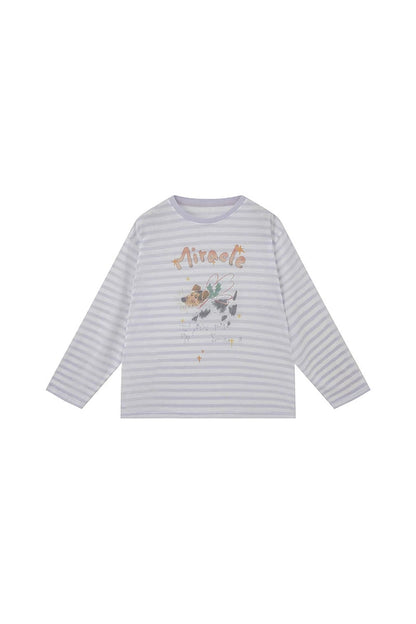 Colorful Striped Long Sleeve T-Shirt