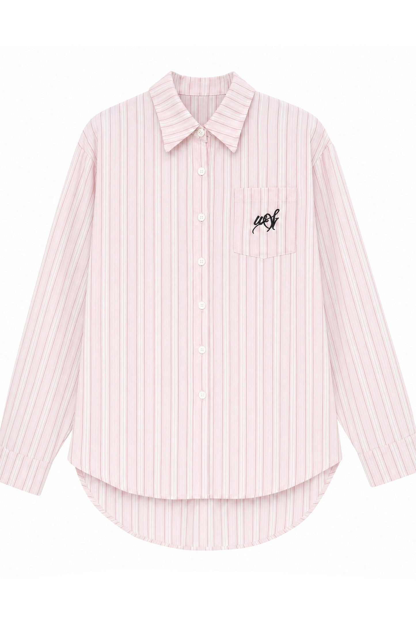 Ensemble chemise rayée et pantalon large