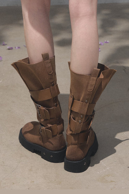 Wasteland Distressed Slouchy Riding Boots