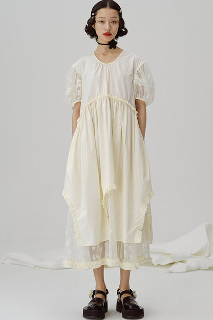First Love Irregular Hem Dress