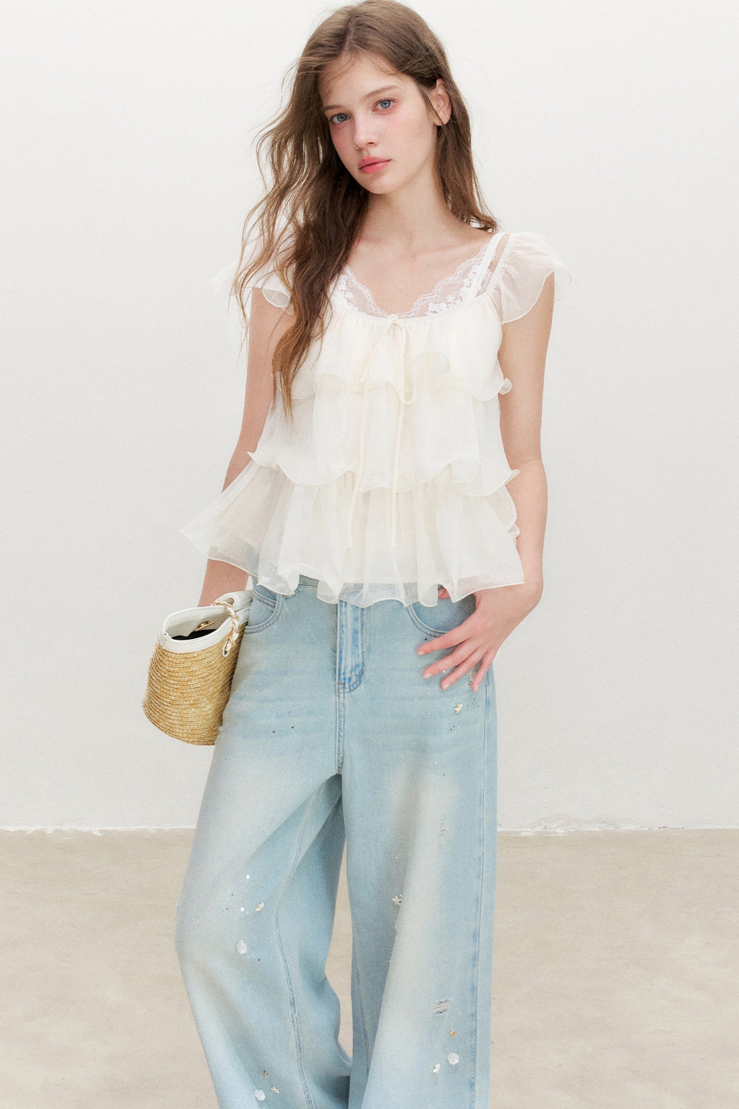Ruffle Off-Shoulder Top