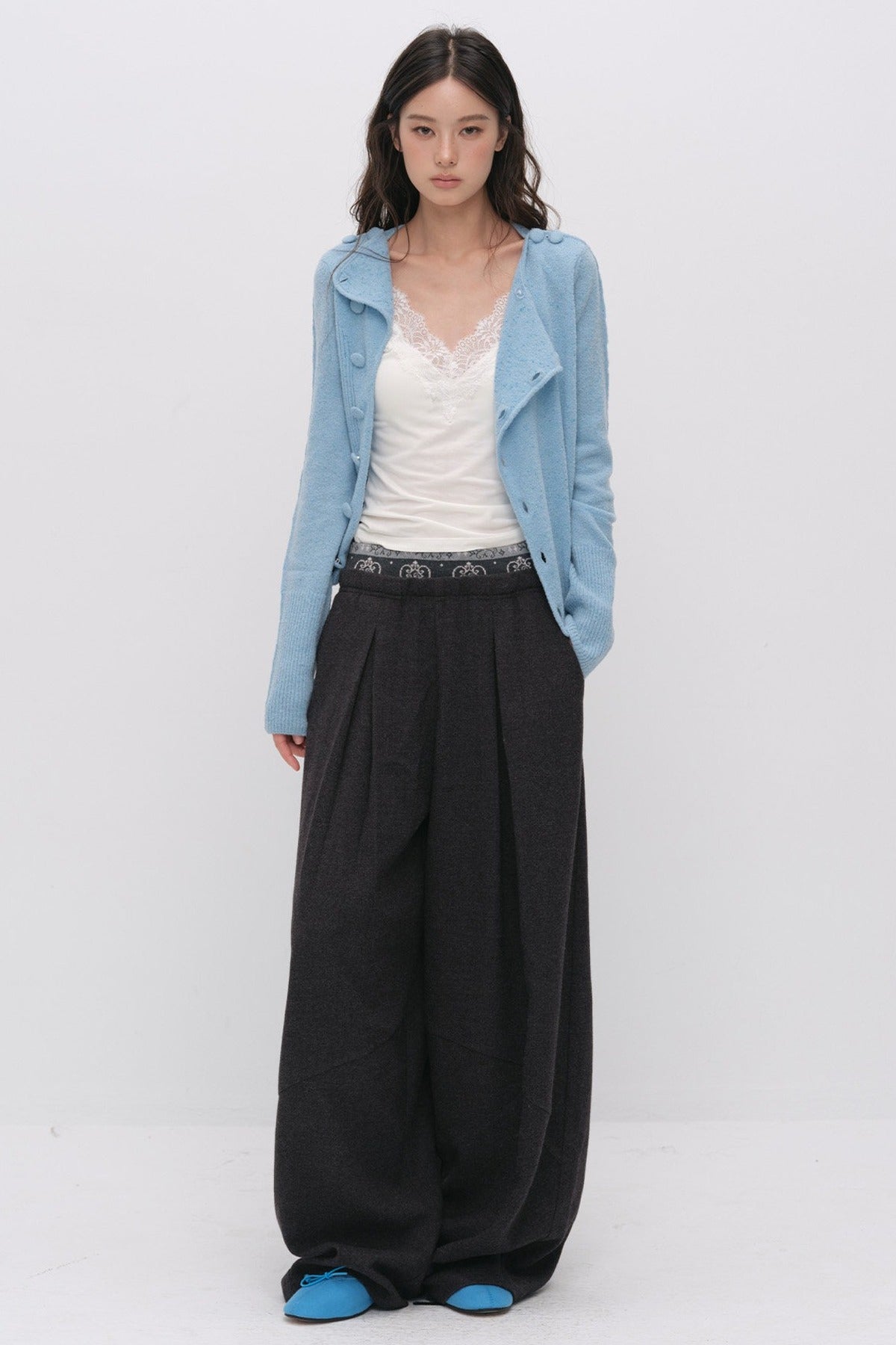 Merino Wool Knit Cardigan