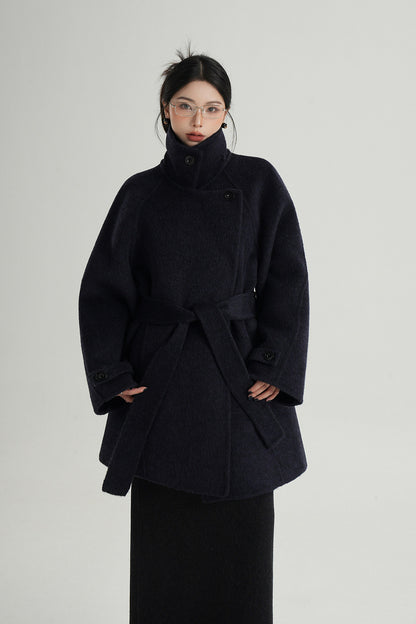 Mid-Length Double-Sided Wool Coat