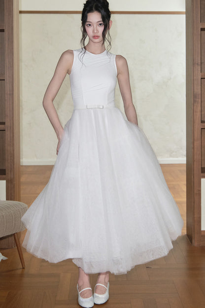 Butterfly Knot Mesh Dress