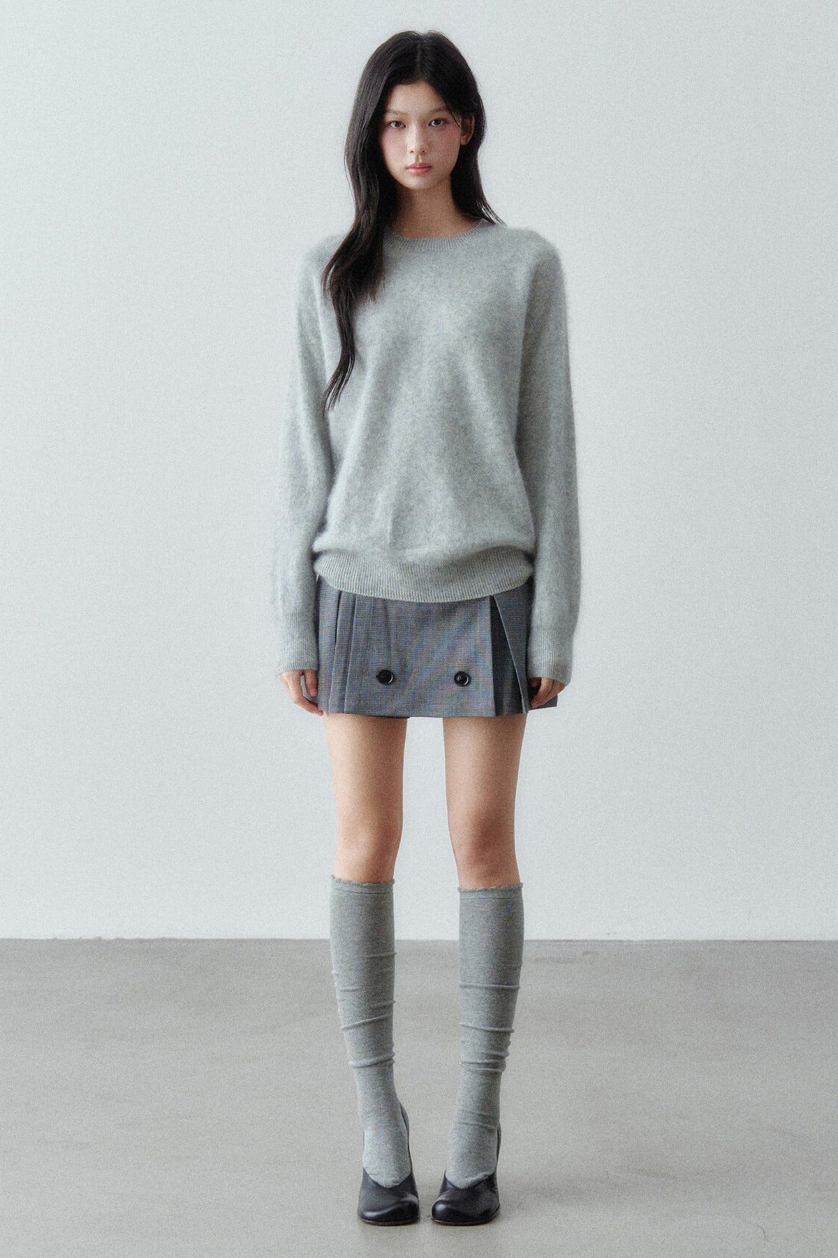 Brushed Cashmere Mulberry Silk Sweater