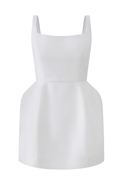 Square Neck Floral Dress