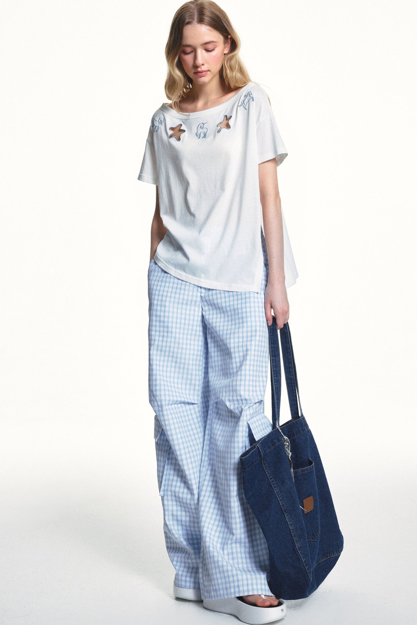 Lyocell Cut-Out Blouse