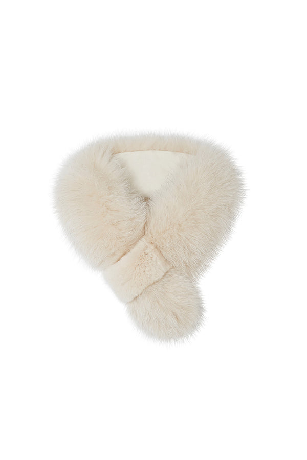Fox Fur Long Neck Warmer