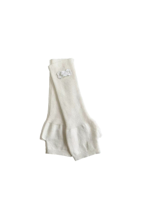 Wool Blend Knitted Arm Sleeves