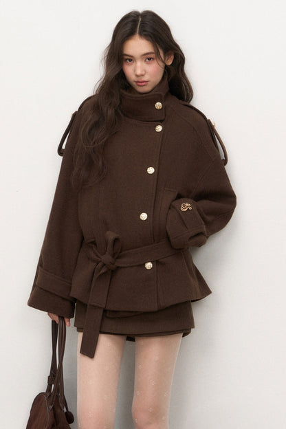 A라인 스커트와 재킷 셋업