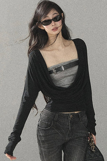 아메리칸 레트로 살짝 플레어 청바지