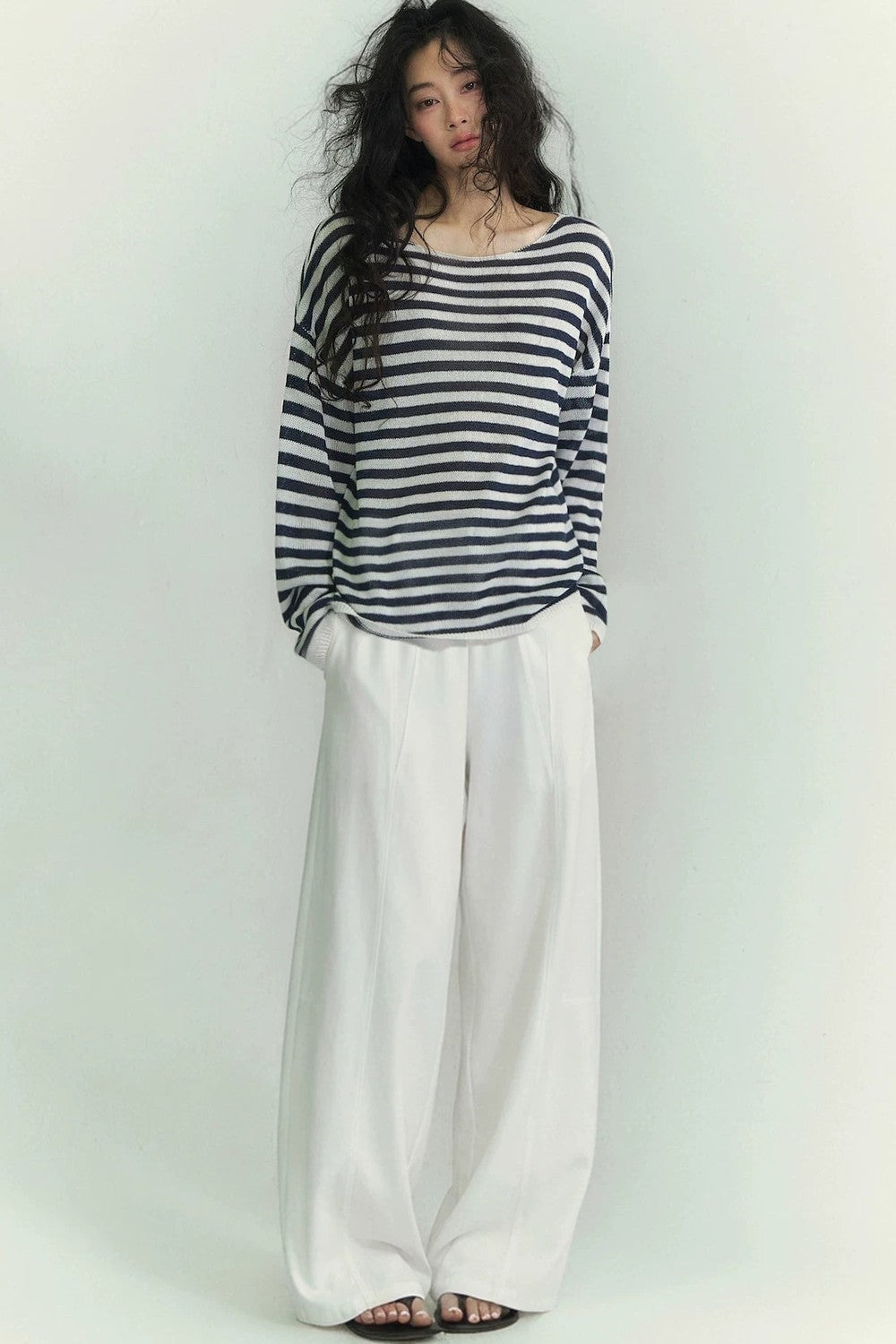Light Oxygen Wide-Leg Scimitar Pants