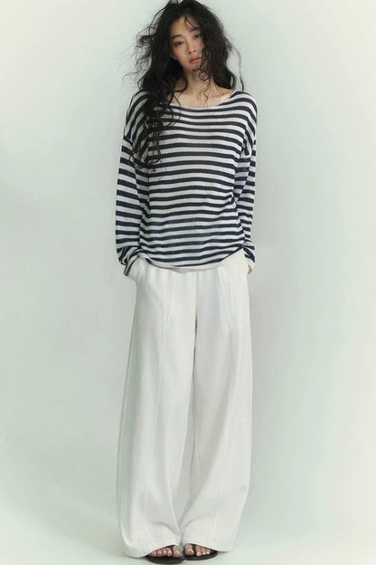 Light Oxygen Wide-Leg Scimitar Pants