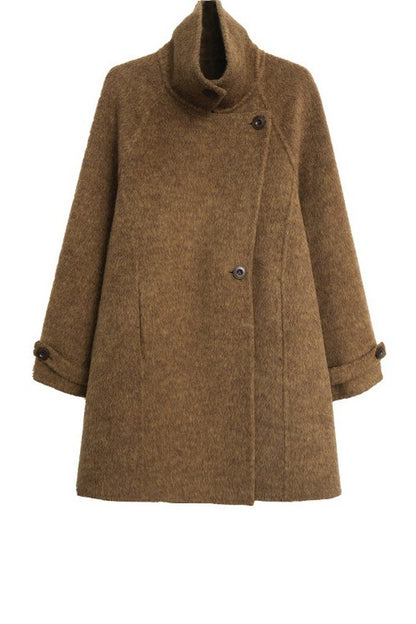Mid-Length Double-Sided Wool Coat