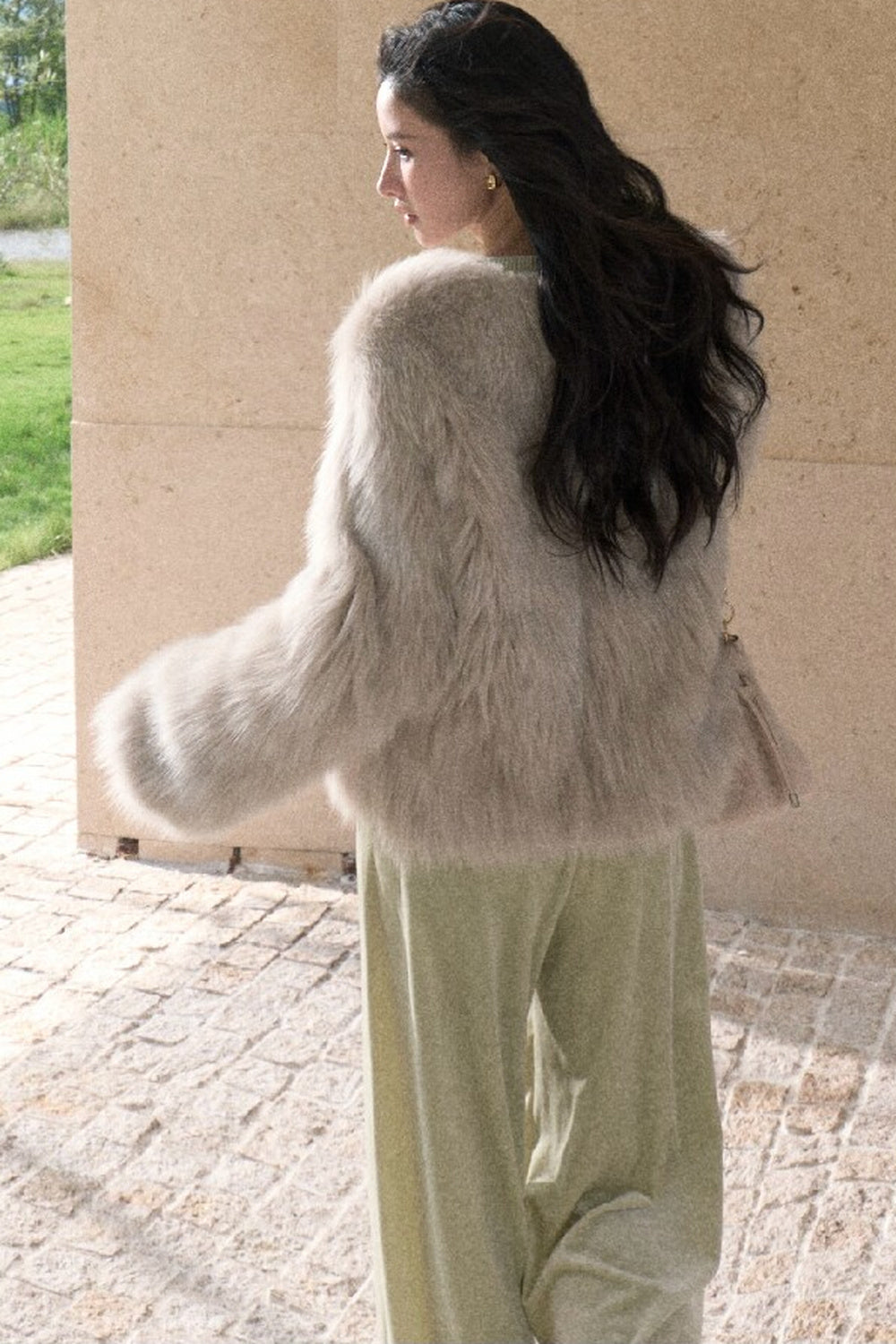 Short Fox Fur Jacket